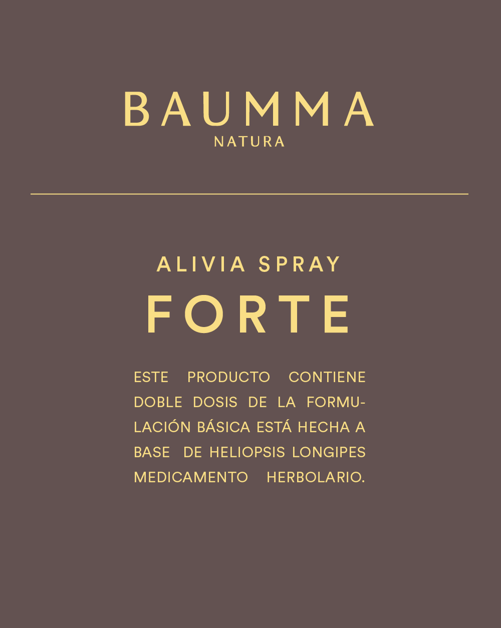 Alivia Spray Forte de Baumma